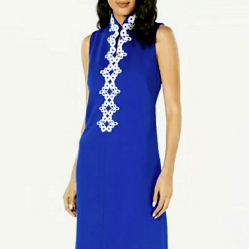 VINCE CAMUTO Embroidered Dress